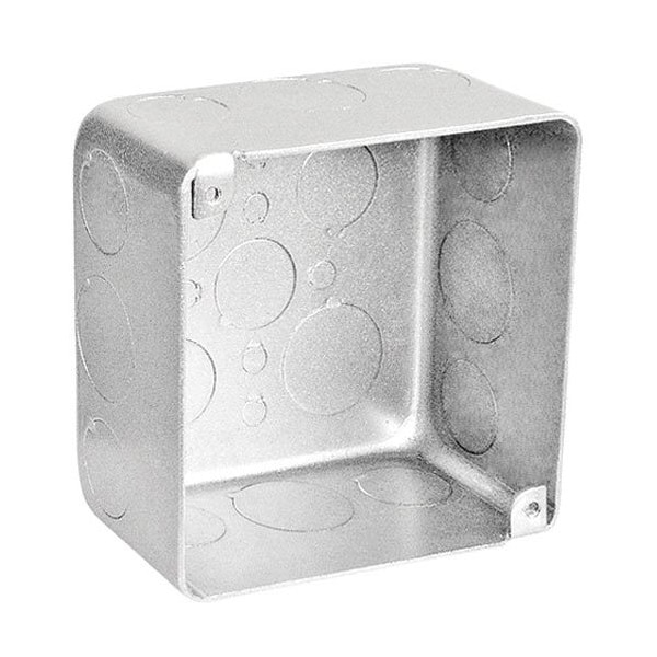 Southwire Electrical Box, 30.3 cu in, Square Box Type, 4 Gangs, 316 Stainless Steel, Square Shape 52171-SVTSS - main
